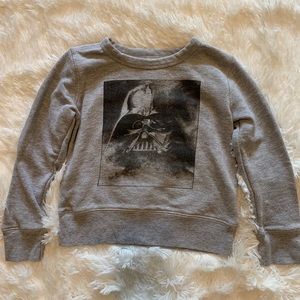 J Crew Star Wars girls sweatshirt size 4/5